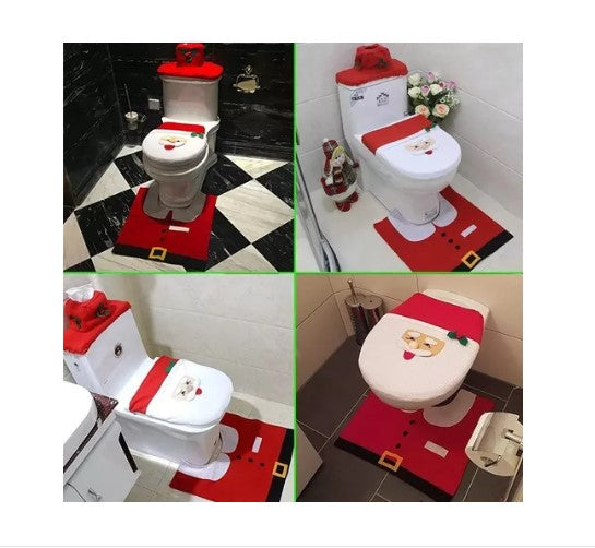 Set de Baño Decoración Navidad